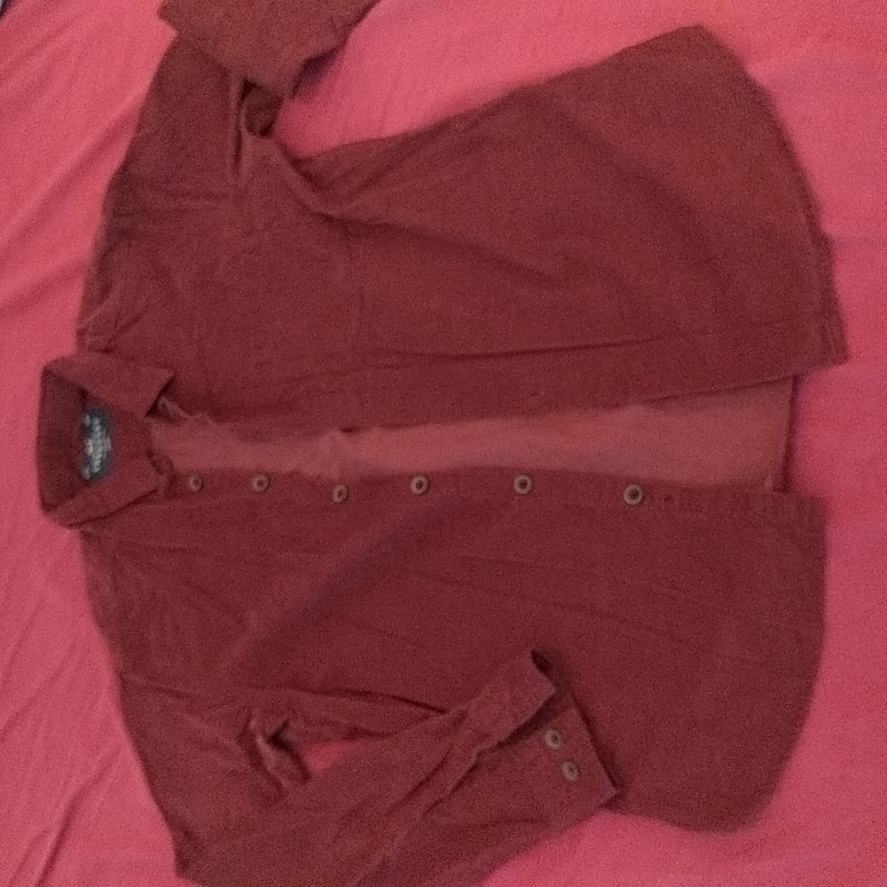 DJ&C original corduroy maroon size M shirt, slim fit